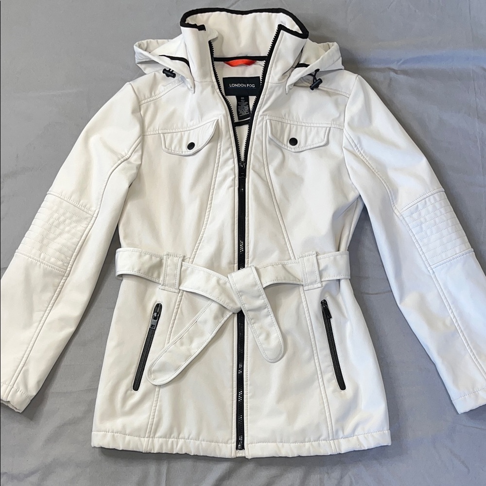 London Fog Women's Cream Jacket S LIKE NEW